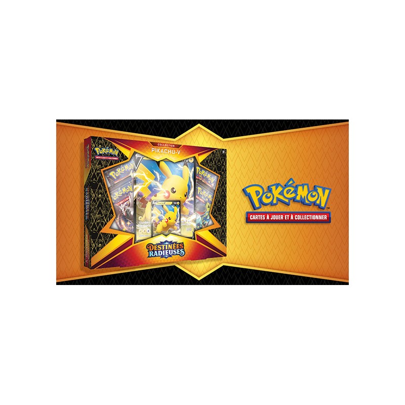The Pokémon Company - Pokémon - Box Lot de 3 coffrets Pokémon EB4.5:  Destinées radieuses - Coffret Pikachu-V - 2021 - Catawiki